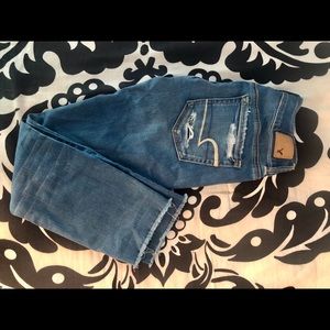 American Eagle Artist crop jeans